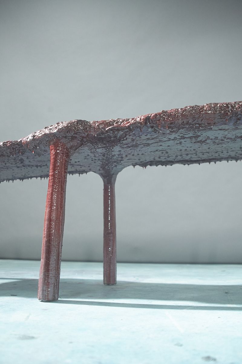 Arena A007, bench with eight legs, by Maarten Alexander. Photo 5 of 17.