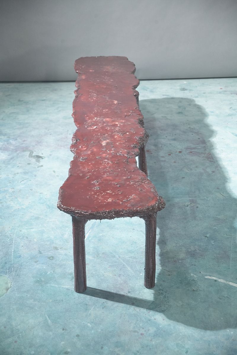 Arena A007, bench with eight legs, by Maarten Alexander. Photo 6 of 17.